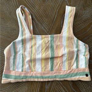 Roxy Striped Crop Top